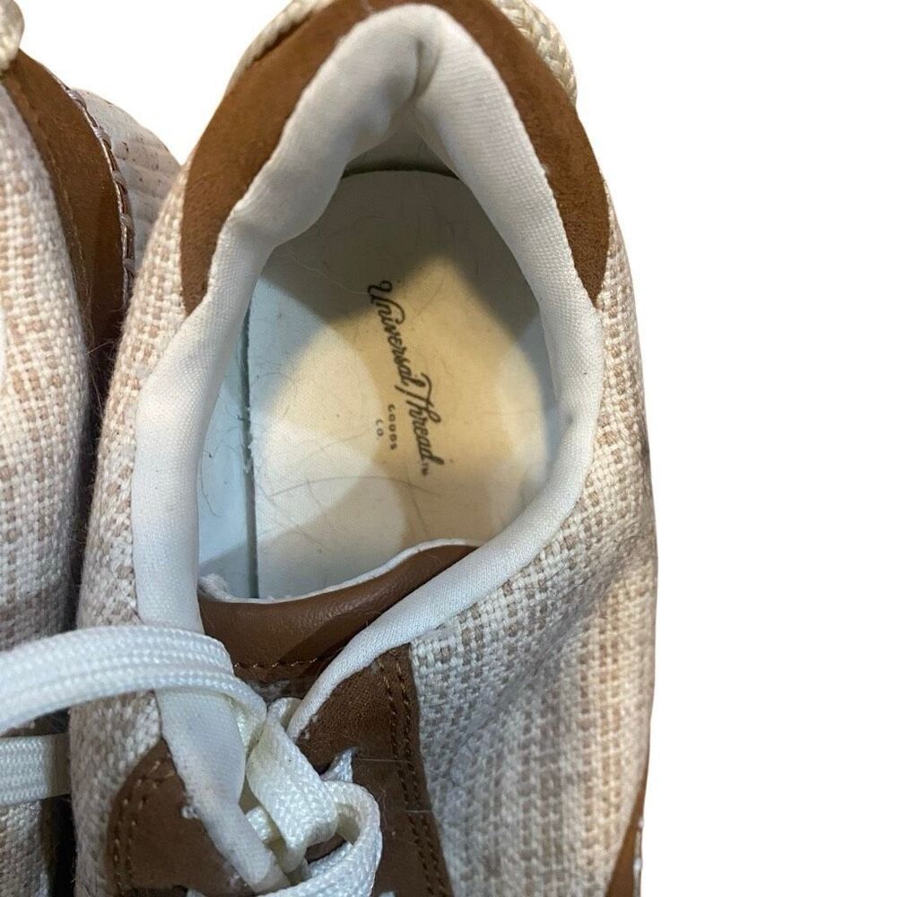 Universal Thread size 9 canvas platform shoes bro… - image 4